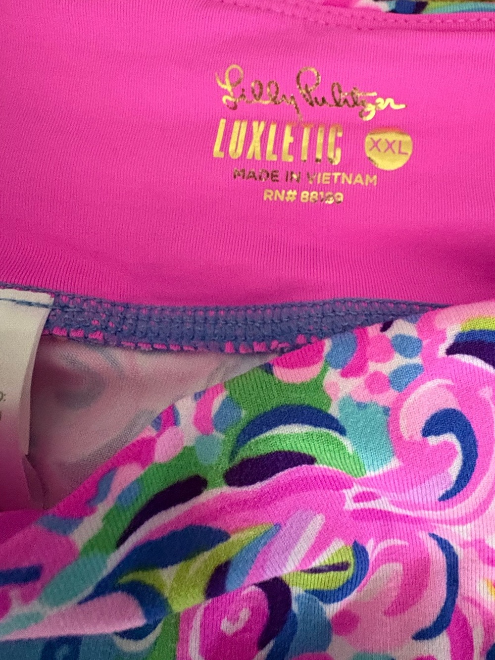 🌴 Lilly Pulitzer Luxletic Leggings NWT XXL | UPF 50+ - Picture 5 of 5